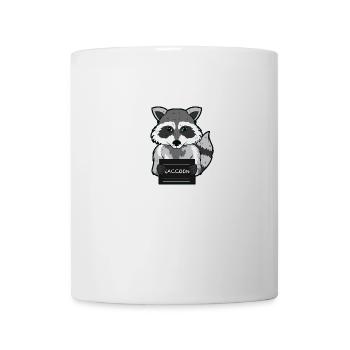 raton laveur - Mug blanc - blanc - Devant