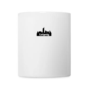 Leipzig + skyline - Mug blanc - blanc - Devant