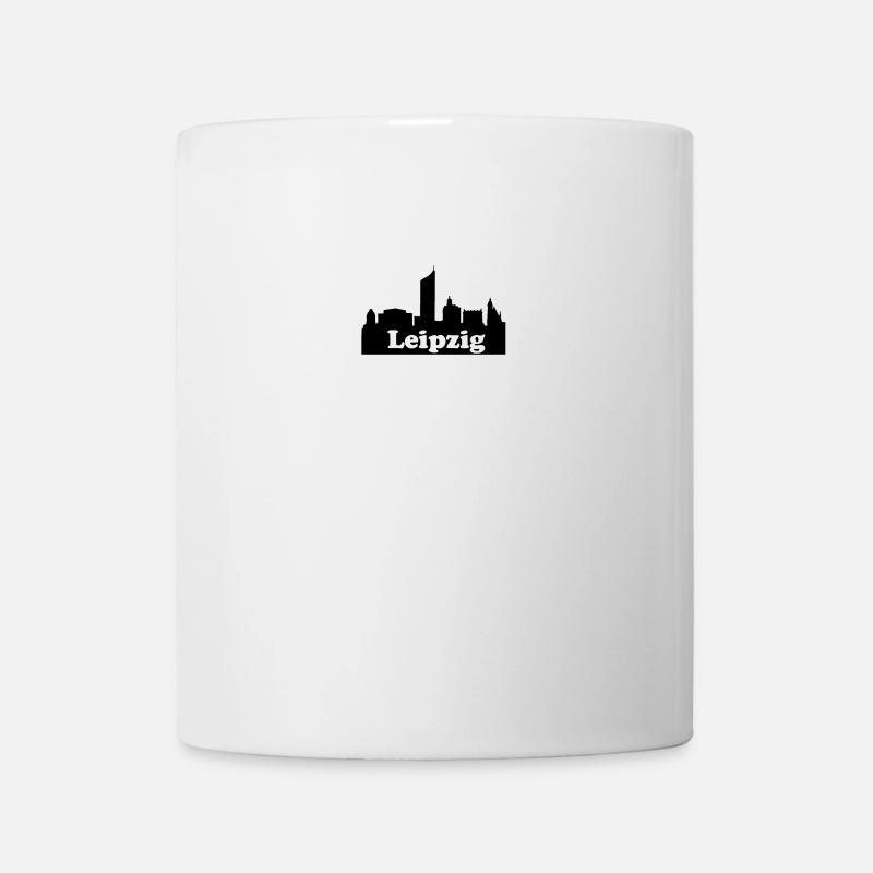 Leipzig + skyline - Mug - white