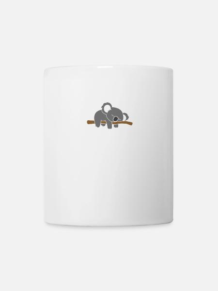 Koala just do it later print design - Tasse - Weiß