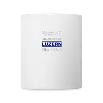 Luzern T Shirt und Geschenk für Fussballfans - Tasse - Weiß - Vorne