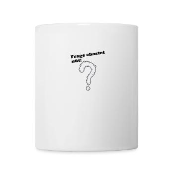 La question ne dit pas seulement le dicton suisse-allemand - Mug blanc - blanc - Devant