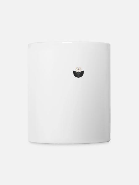 Havanese dog in breast pocket pet lover - Mug - white