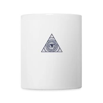 Illuminati Auge - Tasse - Weiß - Vorne