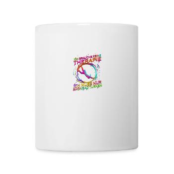 Rhönrad Therapie Turnen Gymnastik Rhönradturner - Tasse - Weiß - Vorne