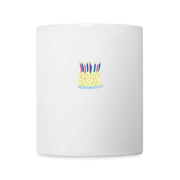 Torte - Tasse - Weiß - Vorne