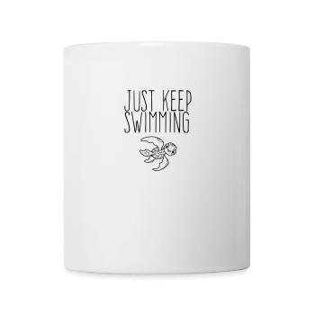 continue à nager - Dori Quote - Mug blanc - blanc - Devant