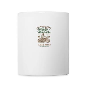 VINTAGE MOTORBIKE CLASSIC BRITISH MOTORCYCLE - Mug - white - Front