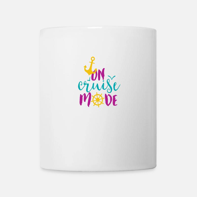 Cruise Mode Great Vacation T-Shirt - Tasse - Weiß