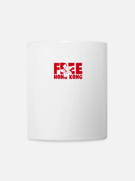 Hong Kong gratuit - Mug blanc - blanc