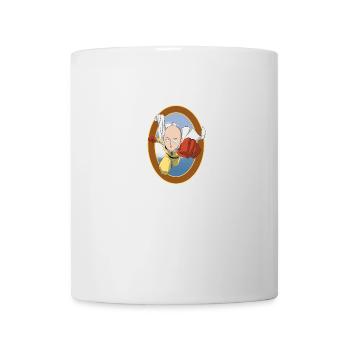 Superheld Design Glatze / tolle Geschenkidee - Tasse - Weiß - Vorne