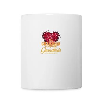 Cette grand-mère aime ses petits-enfants à la lune - Mug blanc - blanc - Devant