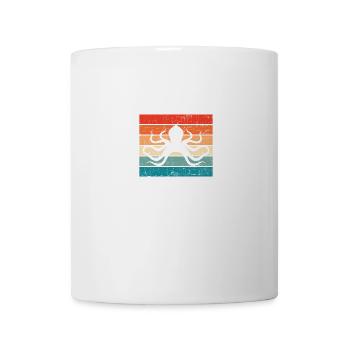 Silhouette of octopus - Mug - white - Front
