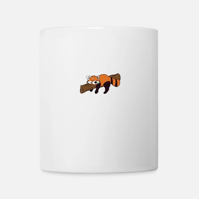 Lazy Red Panda To Do List Nothing - Mug - white