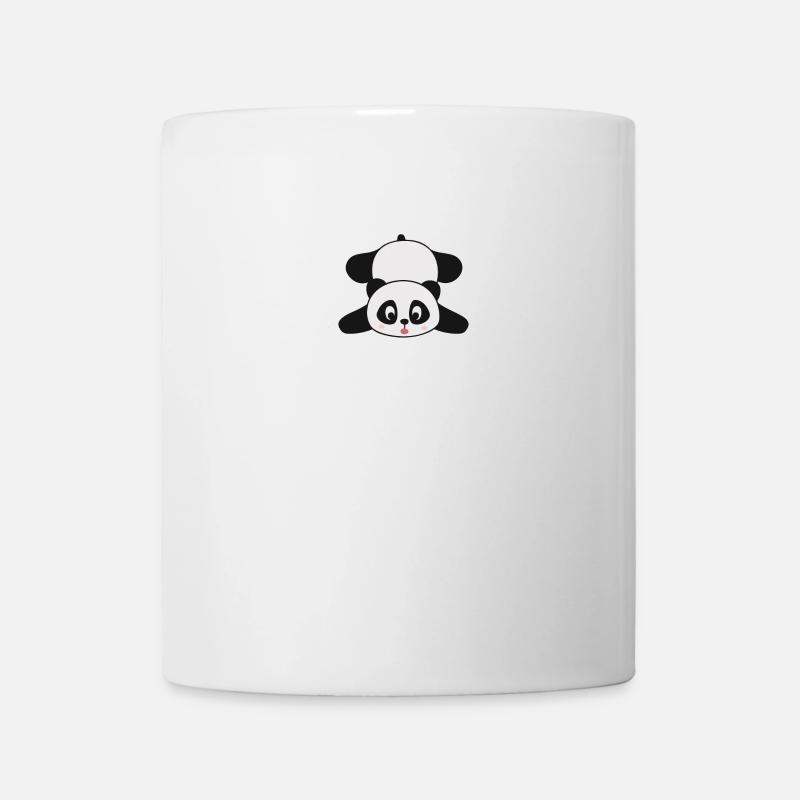 upps panda pandas panda falls on the nose - Mug - white