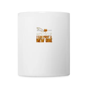 3D Nerd 3D Printer Don't Worry Technology Printer - Mug - white - Front