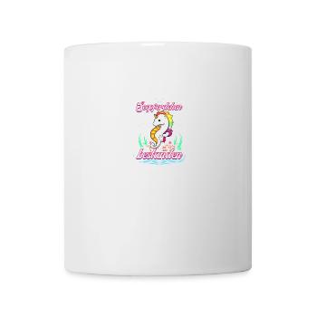 Kinder Seepferdchen Einhorn Frühschwimmer Erfolg - Tasse - Weiß - Vorne