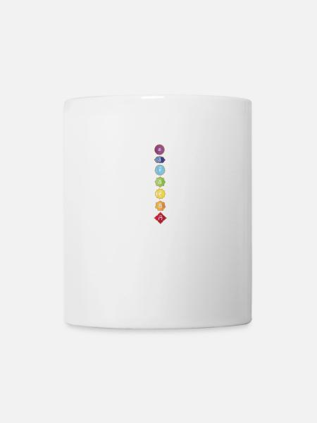 Chakra Meditation Balance Spiritualität - Tasse - Weiß