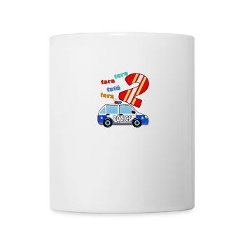 PolizeiAuto 2 - Tasse - Weiß - Vorne
