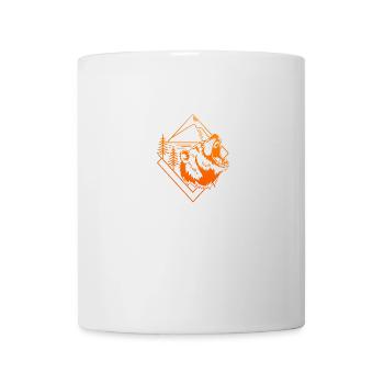 Bear - Mountain - Pine Trees - Nature Lover Gift - Mug - white - Front