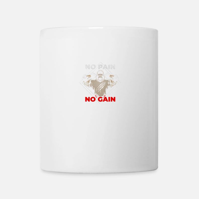Fitness gorilla gym - Mug - white