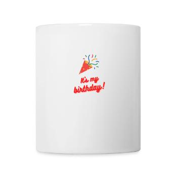C'est mon anniversaire! - Mug blanc - blanc - Devant