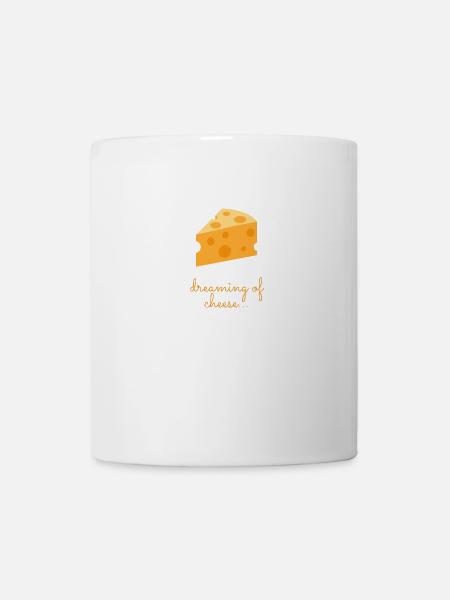 Amateur de fromage - Rêver de fromage - Mug blanc - blanc