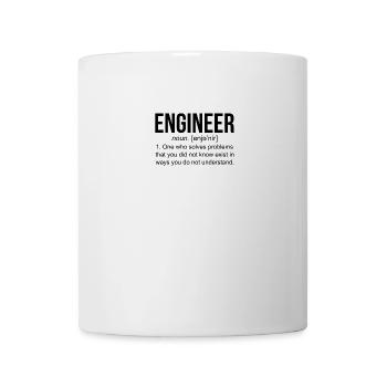 Engineer Definition Tasse Becher Geschenk - Tasse - Weiß - Vorne