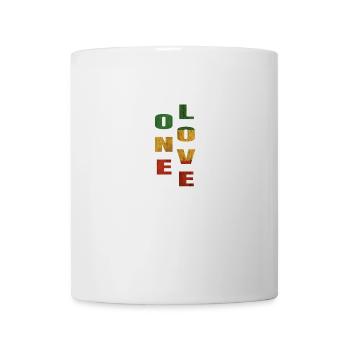 Friedensliebe Rasta Löwe von Juda Art Reggae - Tasse - Weiß - Vorne