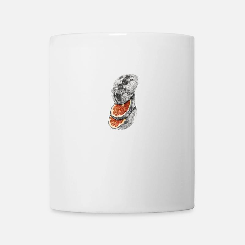 The Moon is an Orange - Tasse - Weiß