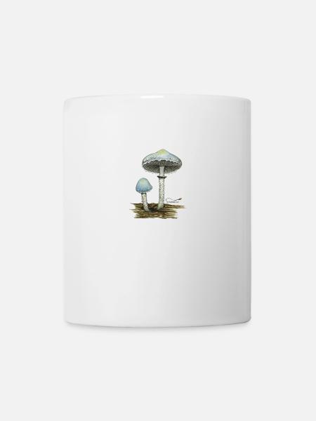 Grünspan-Träuschling - Tasse - Weiß