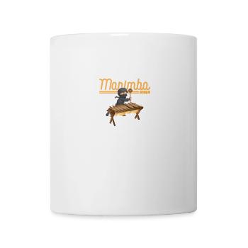 Funny Marimba Ninja Marching Band Percussion Gift - Mug - white - Front