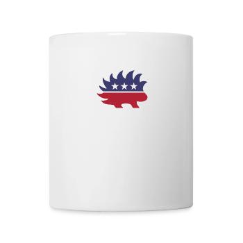 Dont Tread On Anyone Porcupine Libertarian Humor F - Mug - white - Front