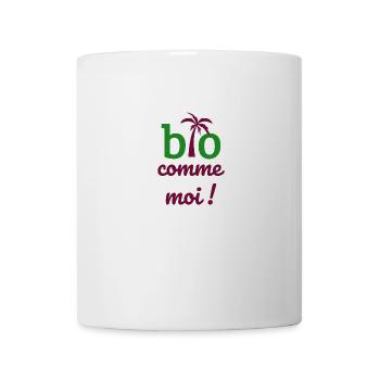 Bio wie ich Permakultur Bio-Lebensmittel - Tasse - Weiß - Vorne