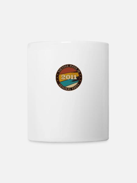 10. Geburtstag Vintage 10 Jahre alt Made In 2011 Gi - Tasse - Weiß