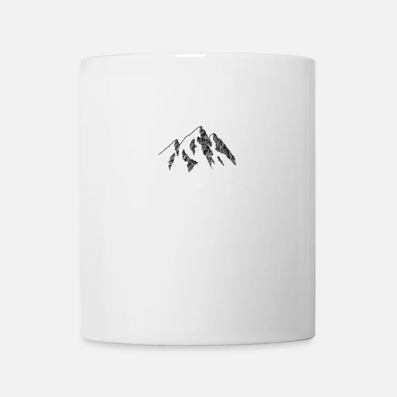 Berg - Tasse - Weiß