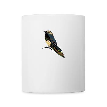 Vogel - Tasse - Weiß - Vorne