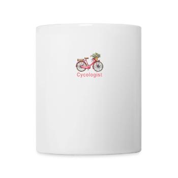 Cycologist Tee Tee-shirt cadeau cyclisme VTT drôle - Mug blanc - blanc - Devant