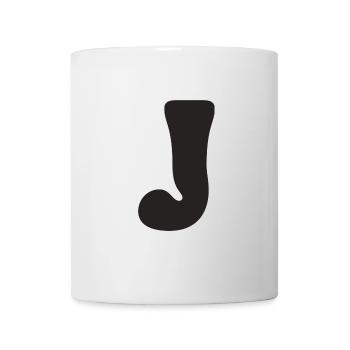 J - Mug - white - Front