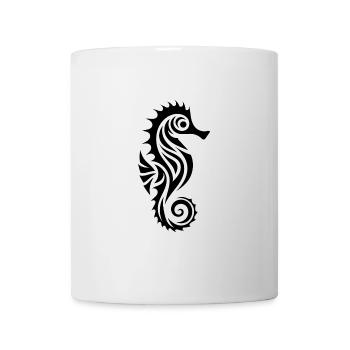 Kleines Knuffiges Seepferdchen Baby - Tasse - Weiß - Vorne