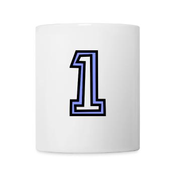 1. 1 Jahr. 1. JAHRESTAG. 1-JÄHRIGES JUBILÄUM - Tasse - Weiß - Vorne