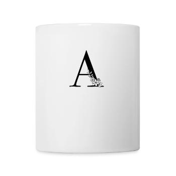 Buchstabe A - Tasse - Weiß - Vorne