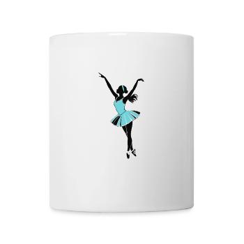 Ballet Dancer Illustration - Sport Design - Tasse - Weiß - Vorne