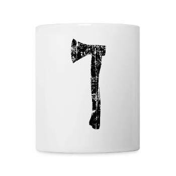 Beil oder Axt (Vintage) - Tasse - Weiß - Vorne
