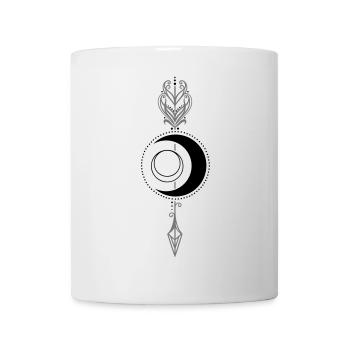 Lune avec flèche Déesse Diana Déesse de la lune - Mug blanc - blanc - Devant