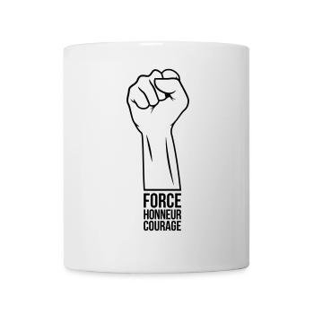 Force Honneur Courage - Mug blanc - blanc - Devant