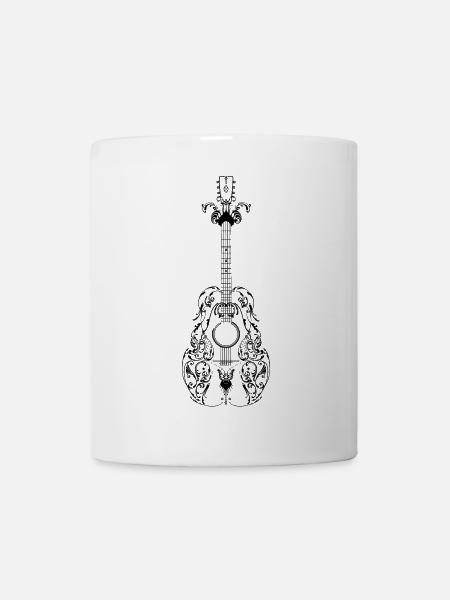 Gitarre Gitarrist Geschenkidee - Tasse - Weiß