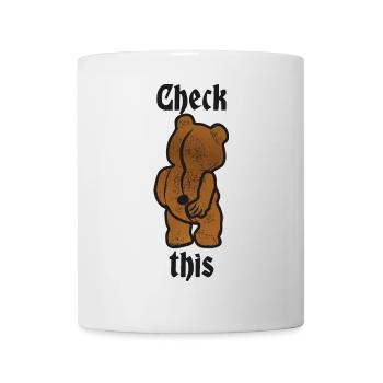 Lustige Bär - Tasse - Weiß - Vorne