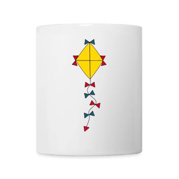 Drachen bunt Herbst - Tasse - Weiß - Vorne
