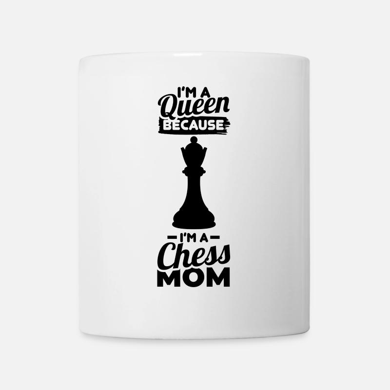 Schach Mama - Tasse - Weiß